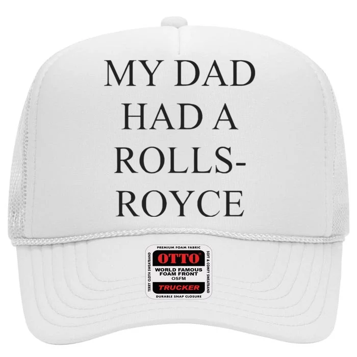 Victoria Beckham My Dad Had A Rolls Royce High Crown Mesh Trucker Hat