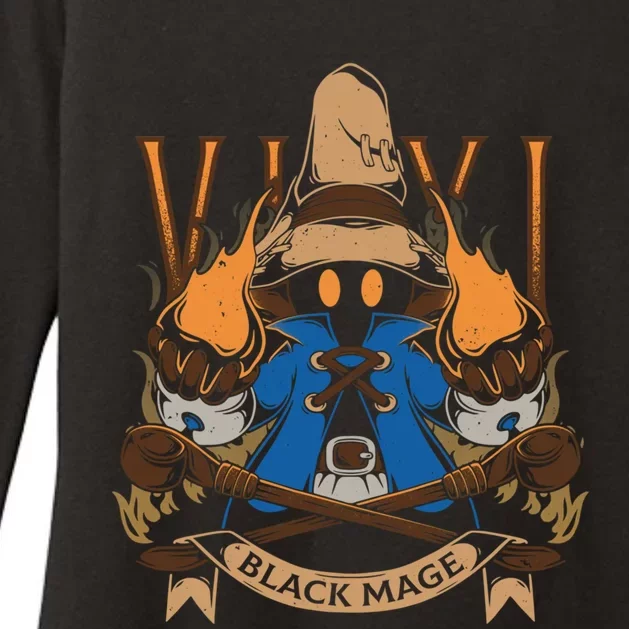 Vivi Black Mage Womens CVC Long Sleeve Shirt