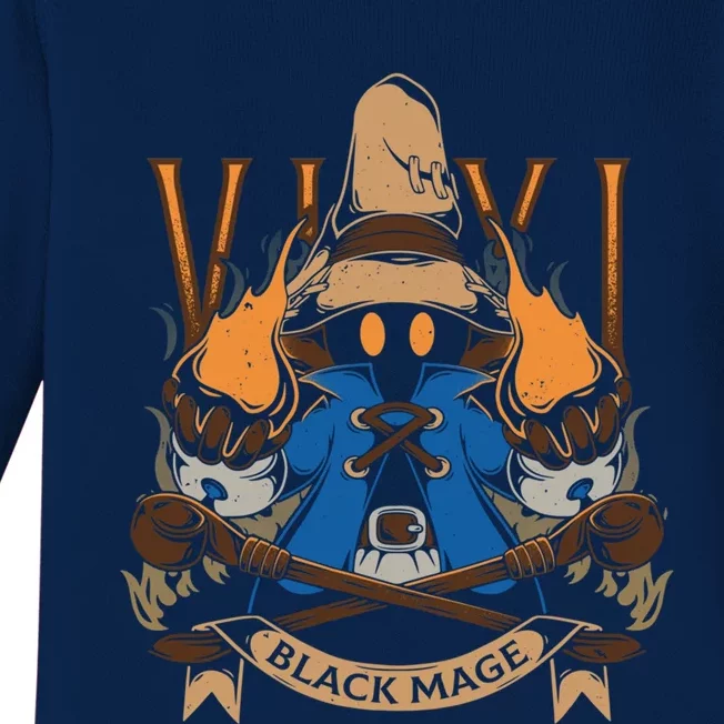 Vivi Black Mage Baby Long Sleeve Bodysuit