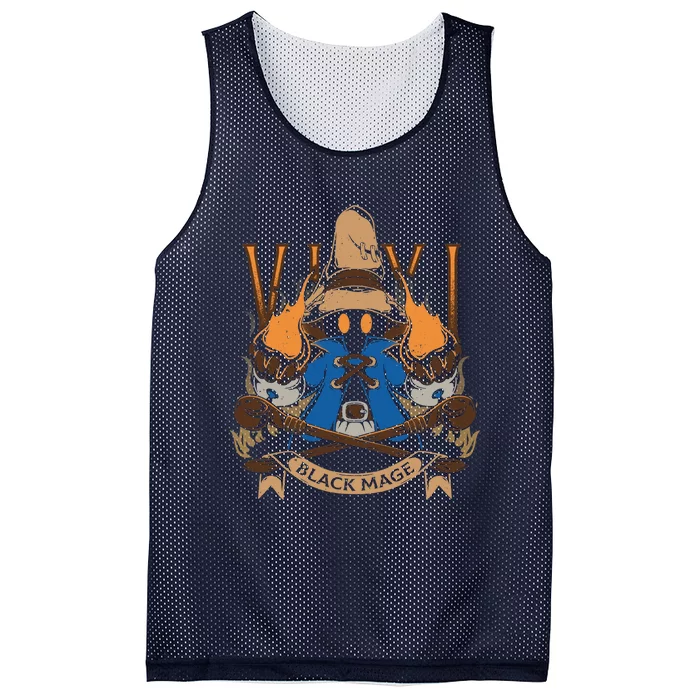 Vivi Black Mage Mesh Reversible Basketball Jersey Tank