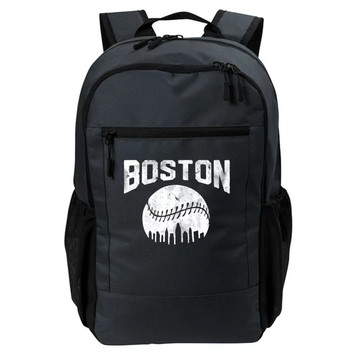 Vintage Boston Massachusetts State Athletic Style Baseball Daily Commute Backpack