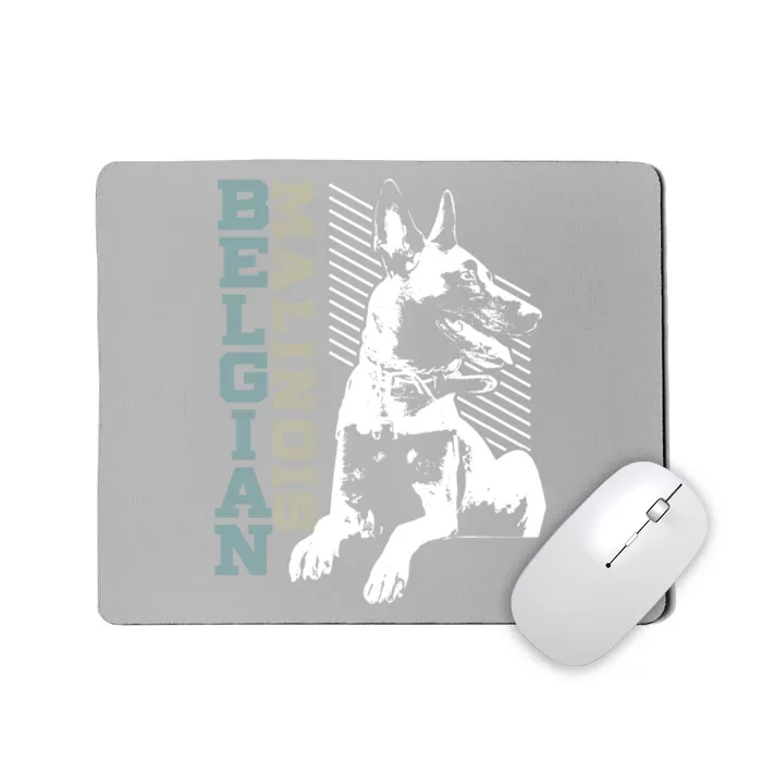 Vintage Belgian Malinois T Design Dog Lovers Gift Mousepad