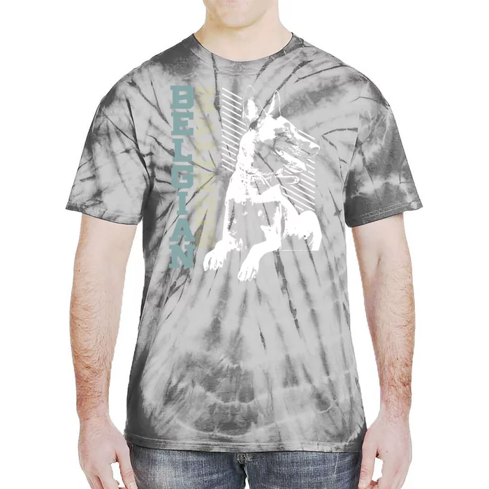 Vintage Belgian Malinois T Design Dog Lovers Gift Tie-Dye T-Shirt