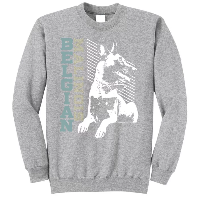 Vintage Belgian Malinois T Design Dog Lovers Gift Tall Sweatshirt