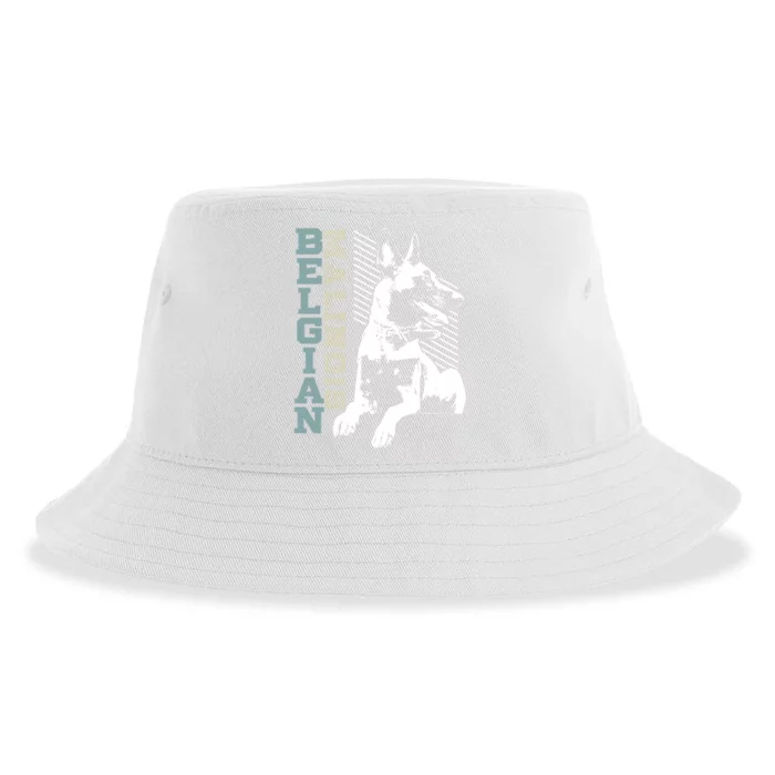 Vintage Belgian Malinois T Design Dog Lovers Gift Sustainable Bucket Hat