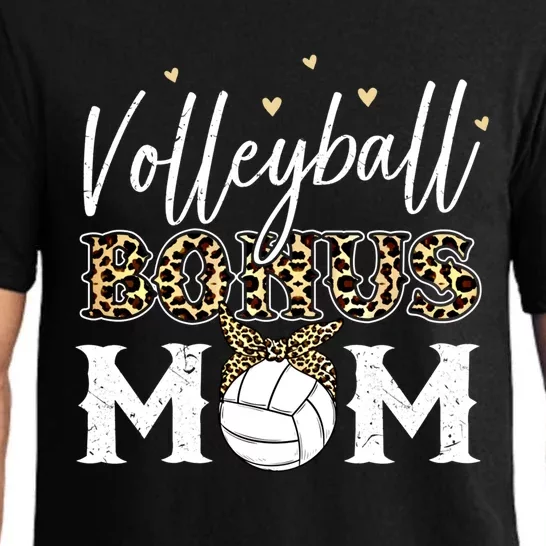 Volleyball Bonus Mom Step Mom Volleyball Mom Gift Pajama Set