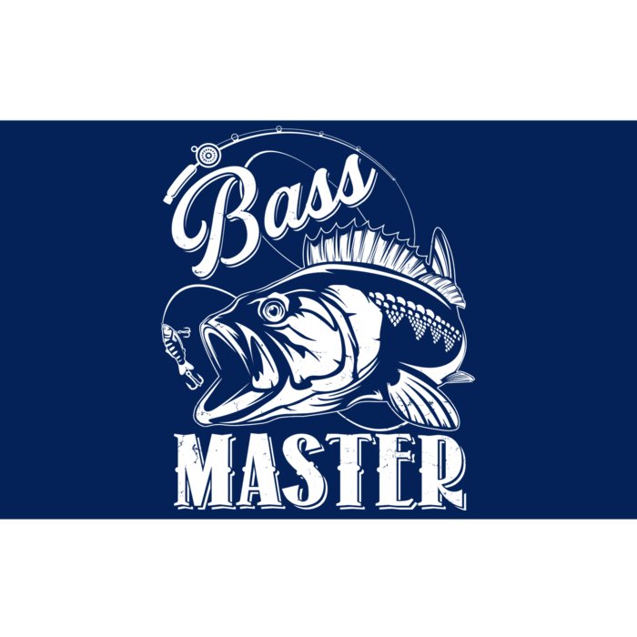 Vintage Bass Master Fishing Pro Bumper Sticker