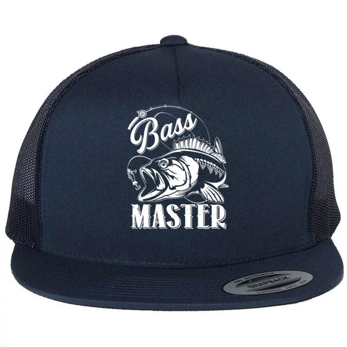 Vintage Bass Master Fishing Pro Flat Bill Trucker Hat