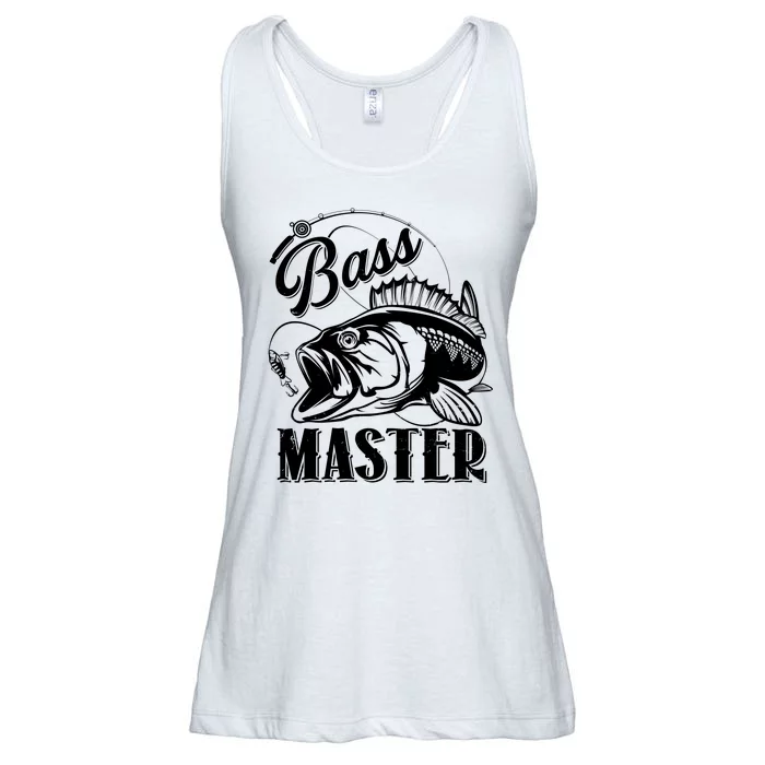 Vintage Bass Master Fishing Pro Ladies Essential Flowy Tank