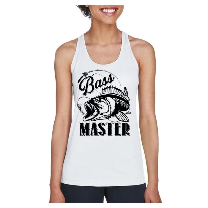 Vintage Bass Master Fishing Pro Women's Racerback Tank