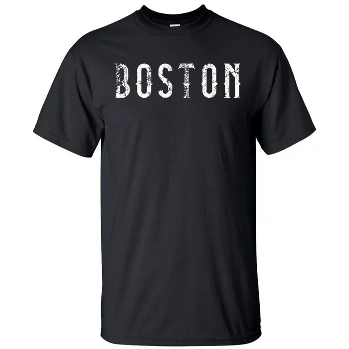 Vintage Boston Massachusetts Distressed Apparel Tall T-Shirt