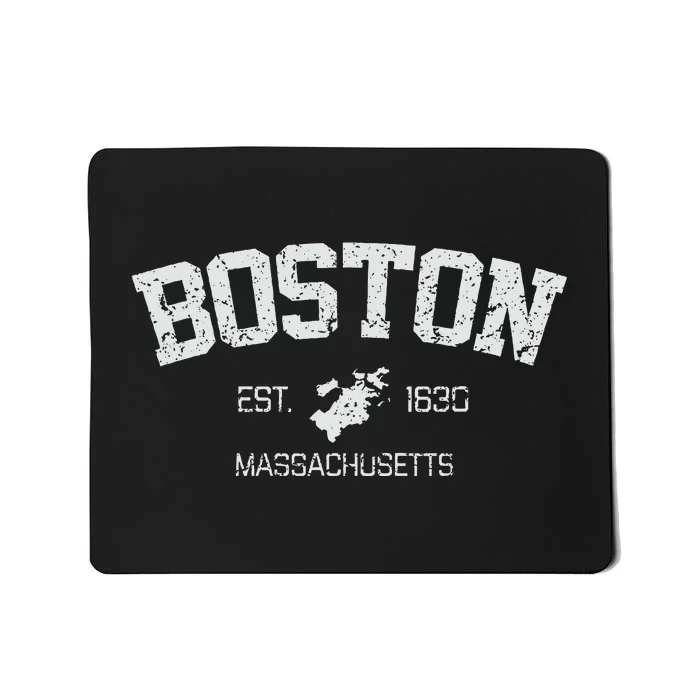 Vintage Boston Massachusetts Est. 1630 Souvenir Gift Mousepad