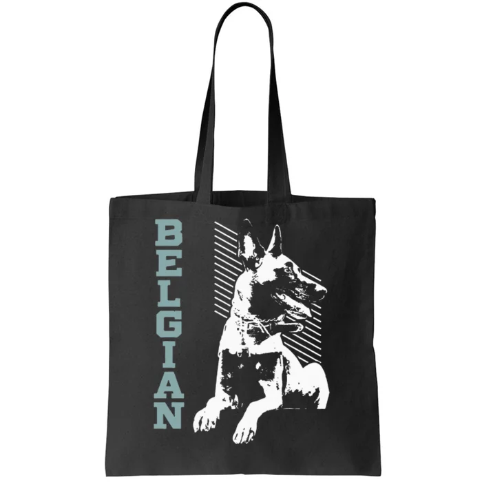 Vintage Belgian Malinois T Design Dog Lovers Gift Tote Bag