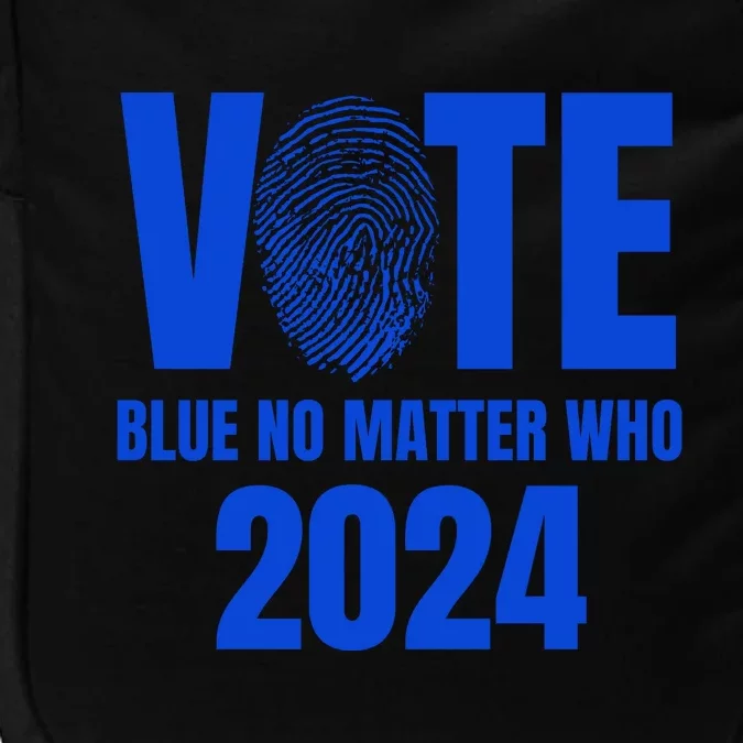 Vote Blue No Matter Who 2024 Impact Tech Backpack