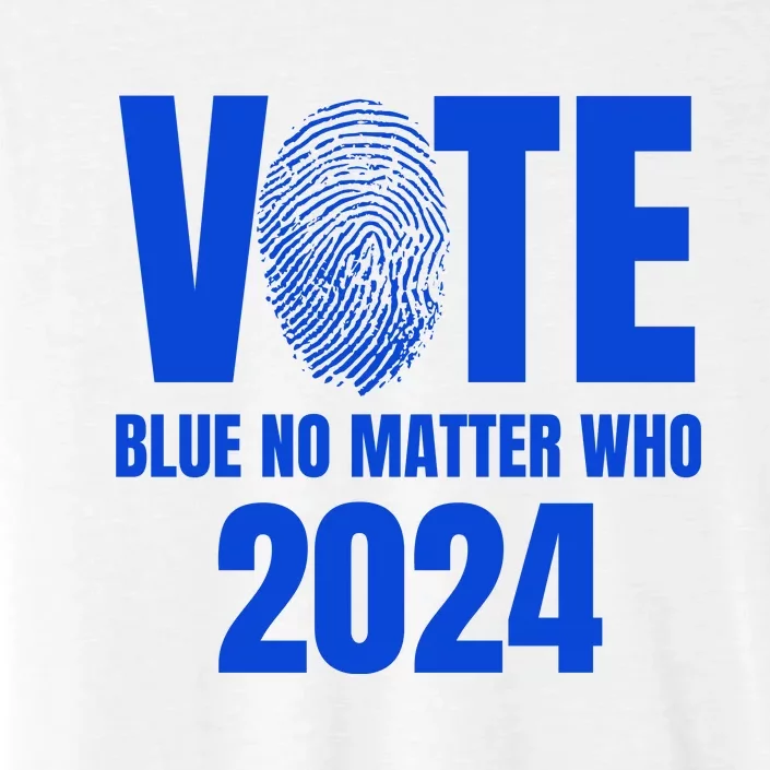 Vote Blue No Matter Who 2024 ChromaSoft Performance T-Shirt