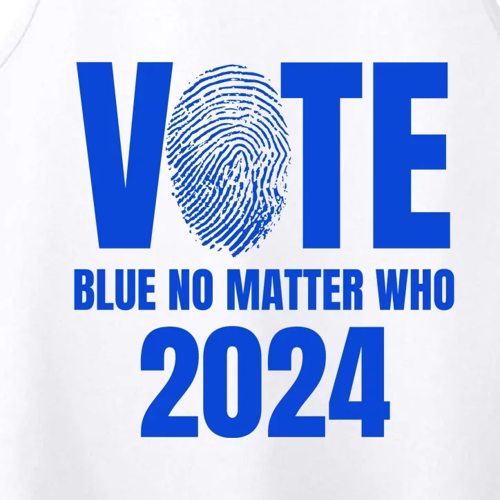 Vote Blue No Matter Who 2024 Performance Tank