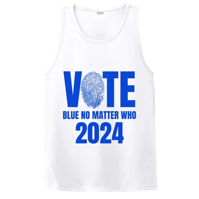 Vote Blue No Matter Who 2024 Performance Tank