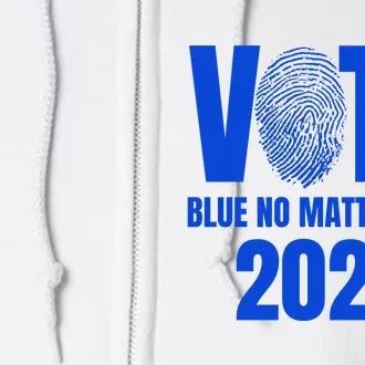 Vote Blue No Matter Who 2024 Full Zip Hoodie