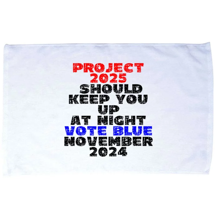 Vote Blue November 2024 Election Project 2025 Biden Democrat Microfiber Hand Towel