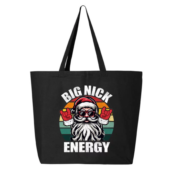 Vintage Big Nick Energy Christmas Xmas Santa 25L Jumbo Tote