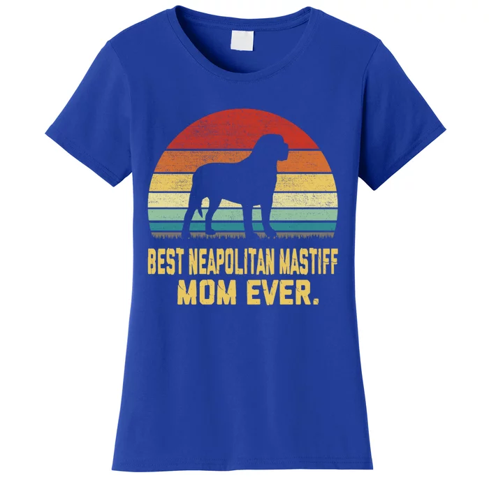 Vintage Best Neapolitan Mastiff Mom Ever Gift Women's T-Shirt