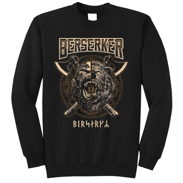 Viking Berserker Norse Pagan Bear Warrior Tall Sweatshirt