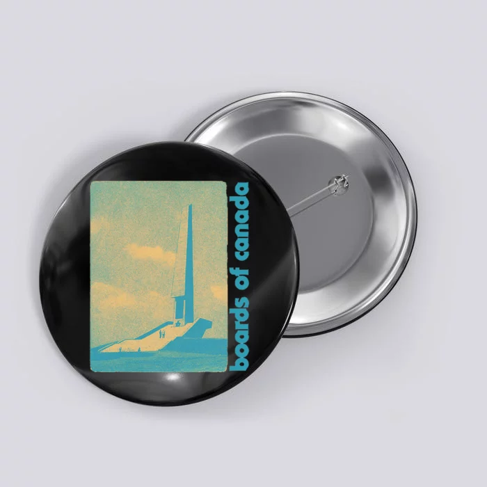 Vintage Boards Of Canada Retro Original Fan Art Design Button