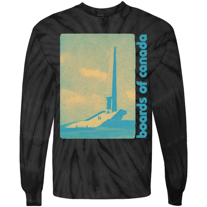 Vintage Boards Of Canada Retro Original Fan Art Design Tie-Dye Long Sleeve Shirt