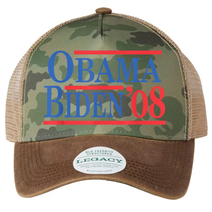 Vintage Barack Obama Joe Biden 2008 Legacy Tie Dye Trucker Hat