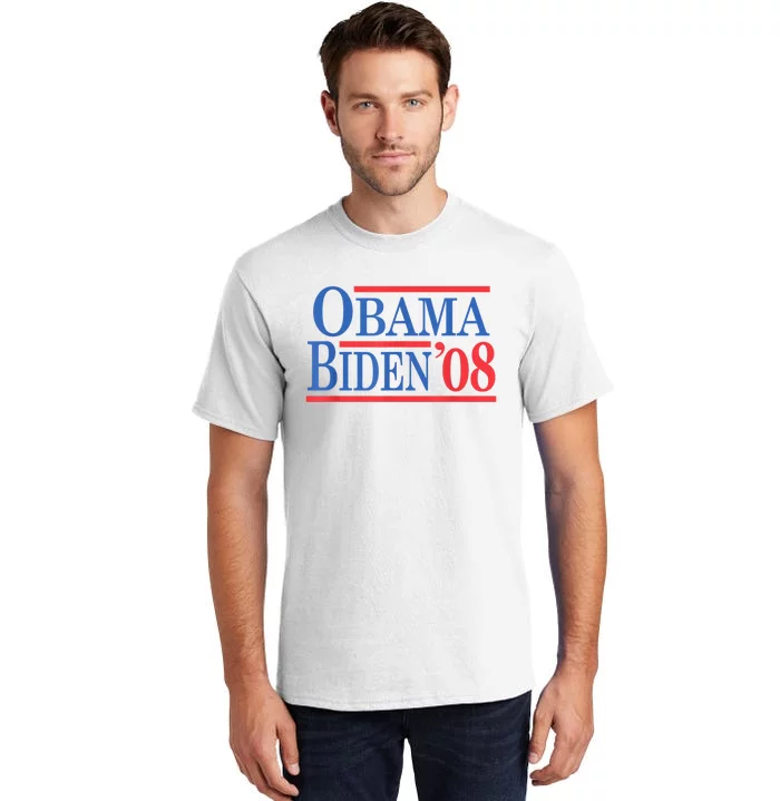 Vintage Barack Obama Joe Biden 2008 Tall T-Shirt