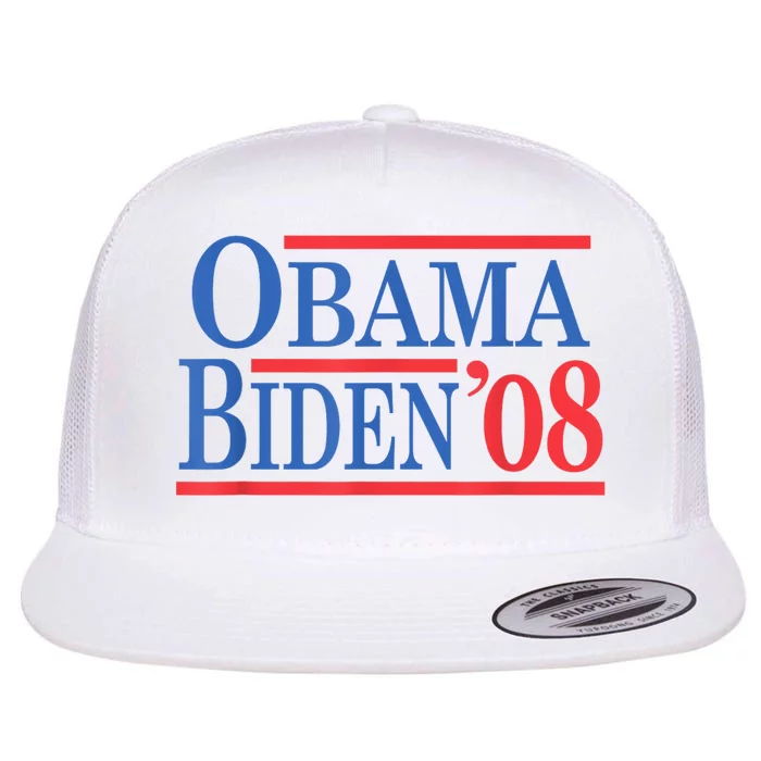 Vintage Barack Obama Joe Biden 2008 Flat Bill Trucker Hat