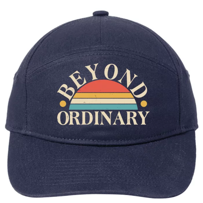 Vintage Beyond Ordinary 7-Panel Snapback Hat