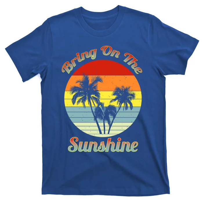 Vintage Bring On The Summer Sunshine Beach Gift T-Shirt