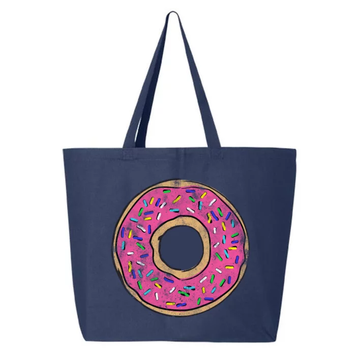 Vintage Big Pink Donut Hoodie 25L Jumbo Tote