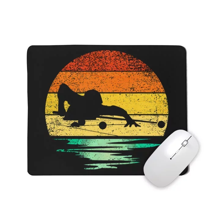 Vintage Billiards Pool Retro Sunset Billiards Mousepad