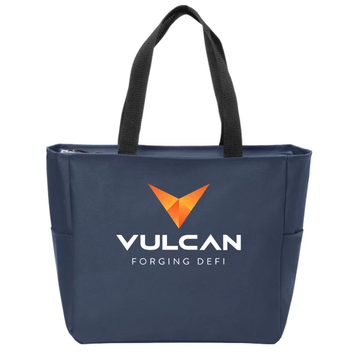 Vulcan Blockchain Premium Zip Tote Bag