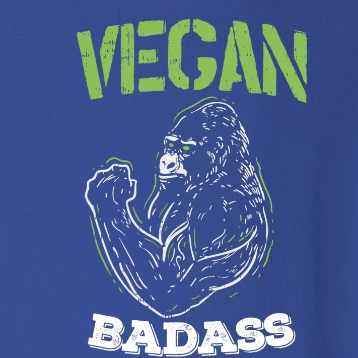 Vegan Badass Plant Powered Muscle Veggie Go Green Fitness Gift Toddler Long Sleeve Shirt