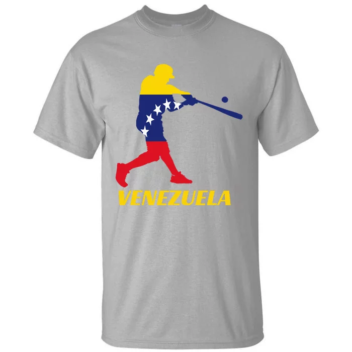 Venezuelan Baseball Player Batter National Team Flag Gift Tall T-Shirt