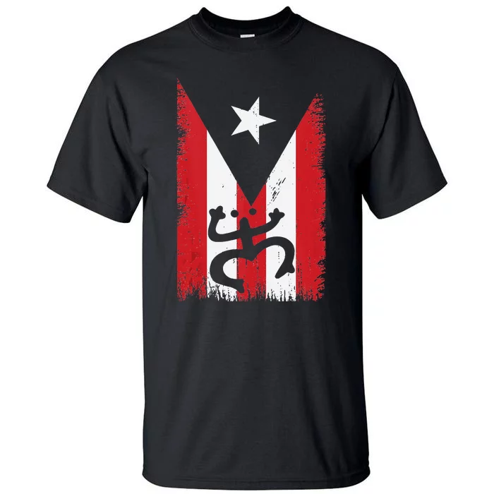 Vintage Boricua Puerto Rican Puerto Rico Flag Retro Tall T-Shirt