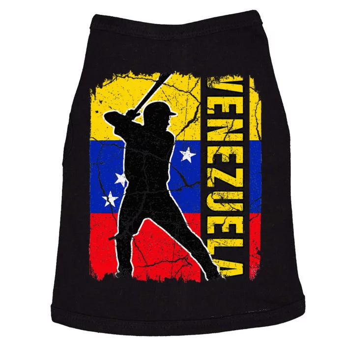 Venezuelan Baseball Player Venezuela Flag Baseball Fans Doggie Tank