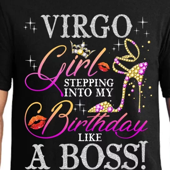 Virgo Birthday Queen Funny Gift Zodiac Virgo Cool Gift Pajama Set