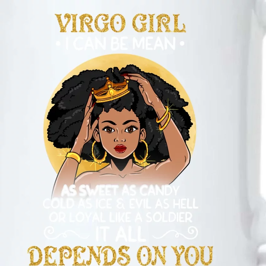 Virgo Black Queen August September Birthday Funny Gift Black Color Changing Mug