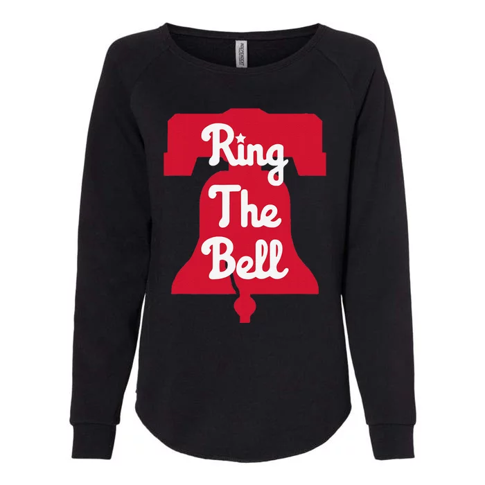 Vintage Baseball Ring The Bel.L Philadelphia Baseball Womens California Wash Sweatshirt