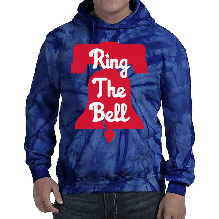 Vintage Baseball Ring The Bel.L Philadelphia Baseball Tie Dye Hoodie