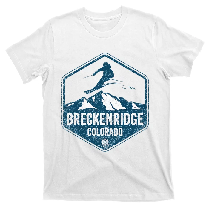 Vintage Breckenridge Retro Logo Ski T-Shirt