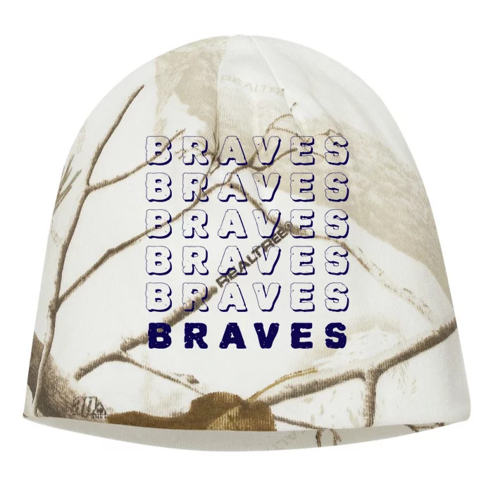 Vintage Braves Retro Throwback Kati - Camo Knit Beanie