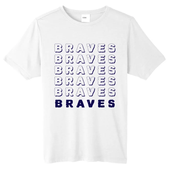 Vintage Braves Retro Throwback ChromaSoft Performance T-Shirt