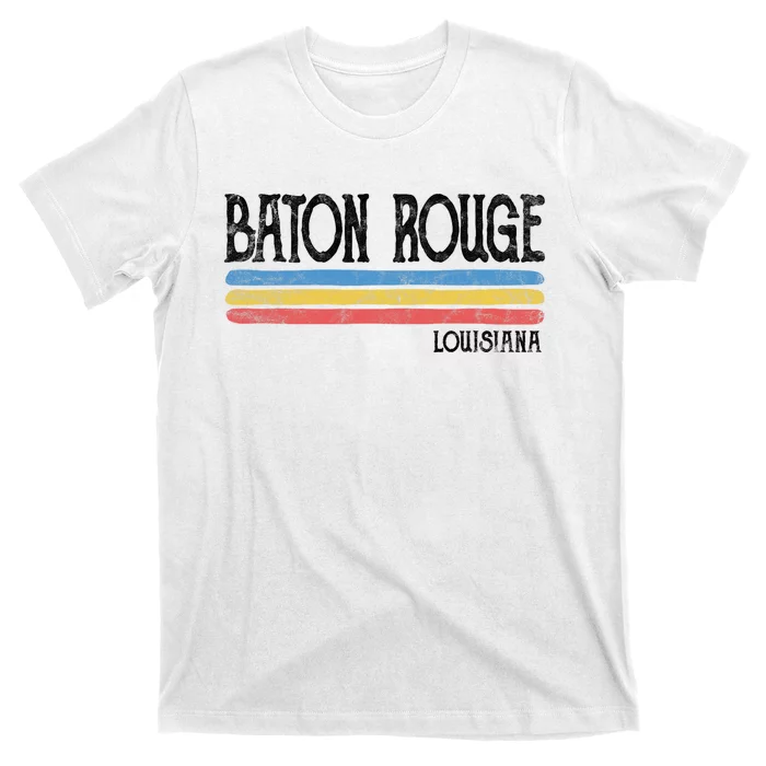 Vintage Baton Rouge Louisiana La Love Gift Souvenir T-Shirt