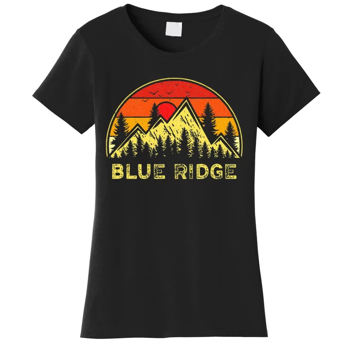 Vintage Blue Ridge Georgia Ga Mountains Hiking Souvenir Women's T-Shirt