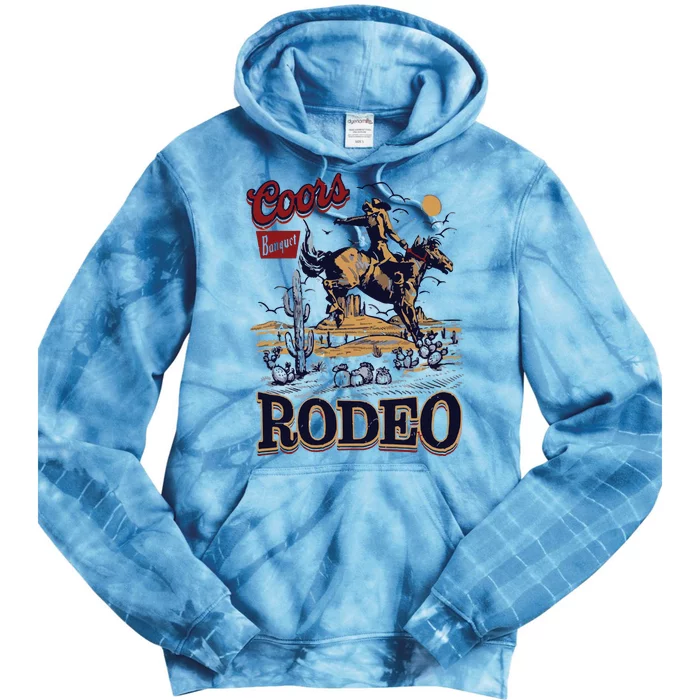 Vintage Banquet Rodeo Tie Dye Hoodie